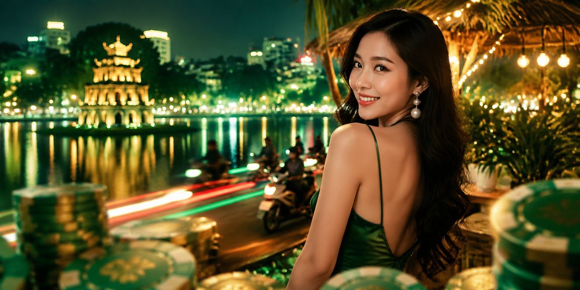 Người hâm mộ tại Hà Nội theo dõi kèo bóng đá dưới ánh đèn neon sôi động ban đêm